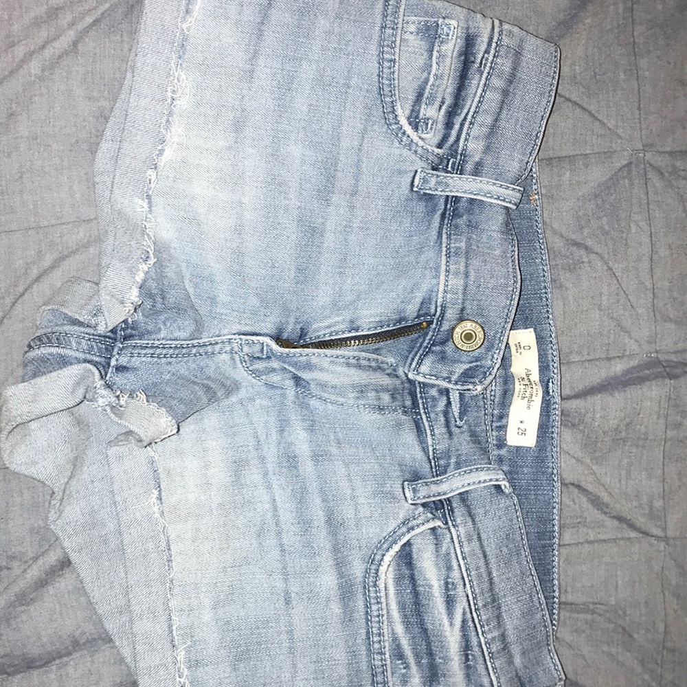 Abercrombie & Fitch Blue Jean Shorts